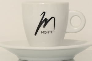 Šálek Monte espresso - bílý   6 ks